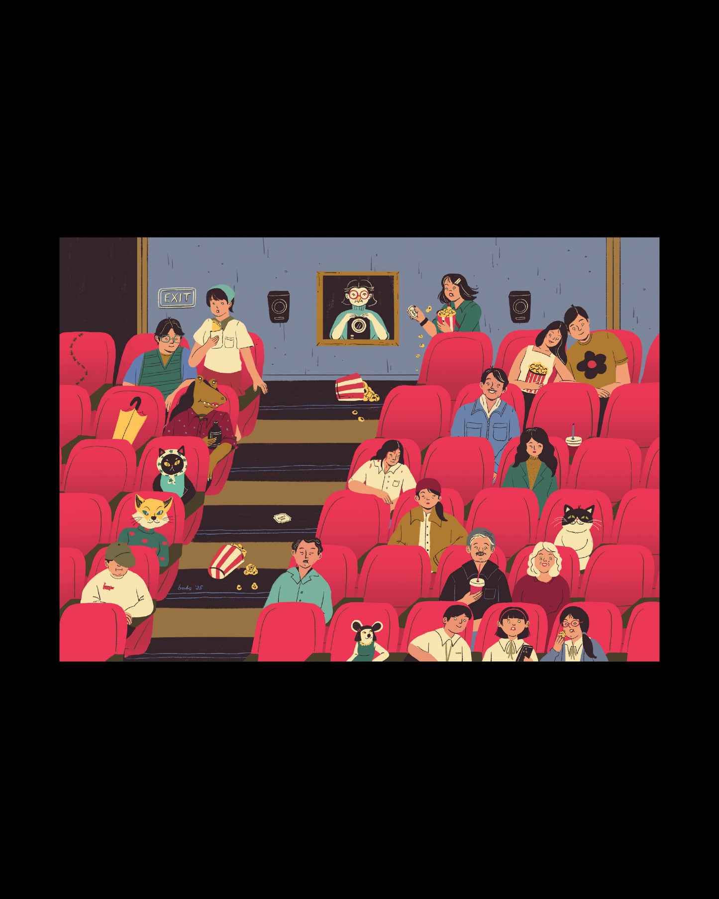 On Tuesdays, seniors can watch for free A3 Print